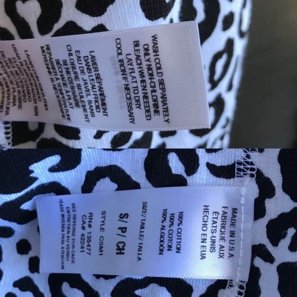 Reversible cLaeson Cheetah Leopard Raw Edge REVOLV - Picture 7 of 8
